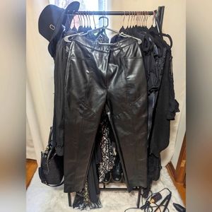 Aritzia Wilfred Vegan Leather Pants